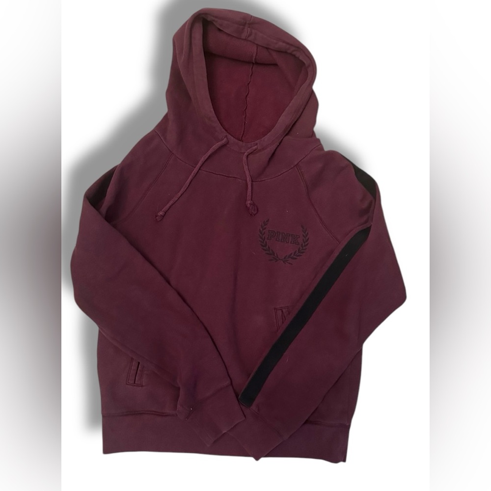 Victoria’s Secret PINK Women’s Burgundy Hoodie Size Large